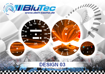 Speedometer Dials series for BMW E30 - DESIGN EDITION 03