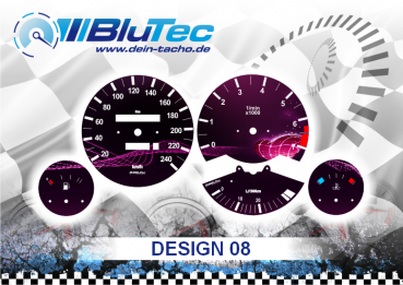Speedometer Dials series for BMW E30 - DESIGN EDITION 08