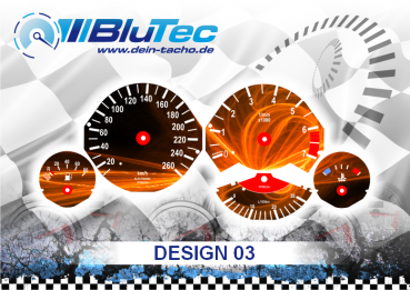 Speedometer Dials series for BMW E34 - Design Edition 03