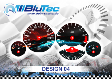 Speedometer Dials series for BMW E34 - Design Edition 04