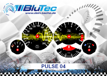 Tachoscheiben Modellreihe BMW E34 - PULSE EDITION