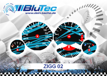 Tachoscheiben Modellreihe BMW E34 - ZIGG EDITION