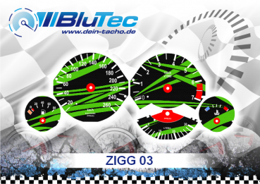 Tachoscheiben Modellreihe BMW E34 - ZIGG EDITION