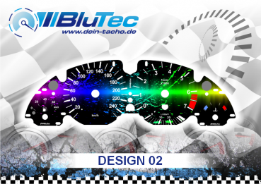 Speedometer Dials series for BMW E38 E39 E53 - design edition 02
