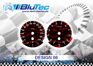 Speedometer Dials series for BMW E60-E64, E70-E71, E90-E93 6 Zylinder - Design Edition 06