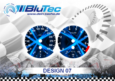 Speedometer Dials series for BMW E60-E64, E70-E71, E90-E93 6 Zylinder - Design Edition 07