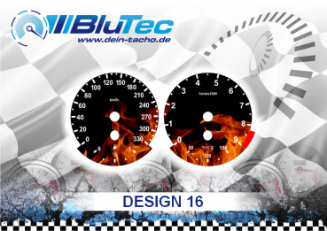 Speedometer Dials series for BMW E60-E64, E70-E71, E90-E93 6 Zylinder - Design Edition 16