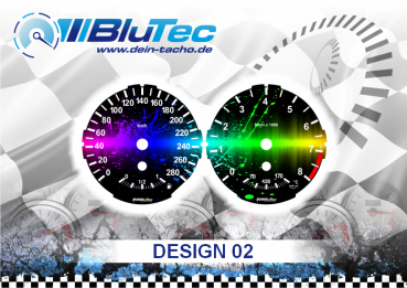 Speedometer Dials series for BMW E81 E82 E84 E87 E88 - Design Edition 02