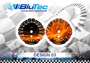 Speedometer Dials series for BMW E81 E82 E84 E87 E88 - Design Edition 03