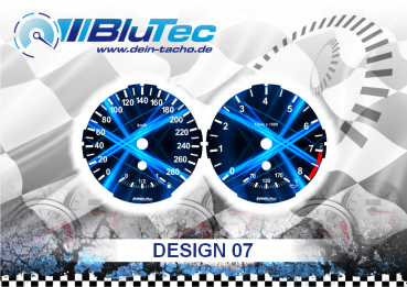Speedometer Dials series for BMW E81 E82 E84 E87 E88 - Design Edition 07