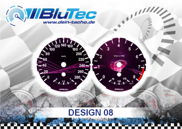 Speedometer Dials series for BMW E81 E82 E84 E87 E88 - Design Edition 08