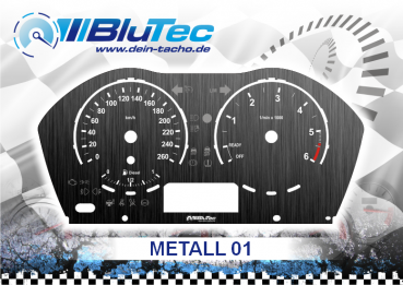 Speedometer Dials series for BMW F20-F21-F22-F23 - METALL EDITION