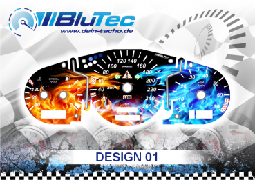 Speedometer Discs for Mercedes SLK R170 - DESIGN EDITION 01