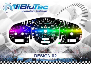 Speedometer Discs for Mercedes SLK R170 - DESIGN EDITION 02