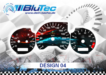 Speedometer Discs for Mercedes C-Klasse W202 - DESIGN EDITION 04