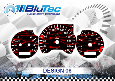Speedometer Discs for Mercedes C-Klasse W202 - DESIGN EDITION 06
