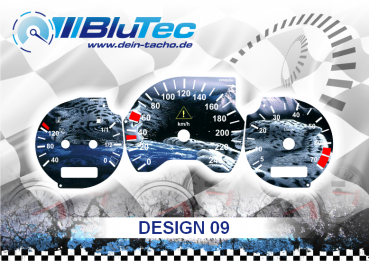 Speedometer Discs for Mercedes C-Klasse W202 - DESIGN EDITION 09