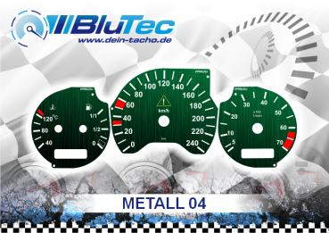 Tachoscheiben für Mercedes C-Klasse W202 - METALL EDITION