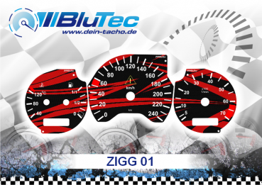 Speedometer Discs for Mercedes C-Klasse W202 - ZIGG EDITION