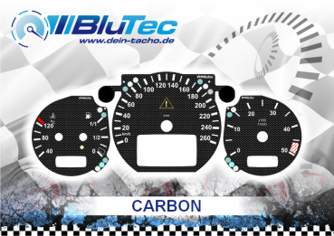 Speedometer Discs for Mercedes E-Klasse - CARBON EDITION