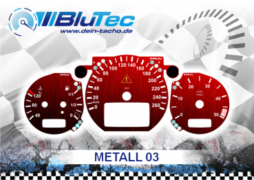 Speedometer Discs for Mercedes E-Klasse - METALL EDITION