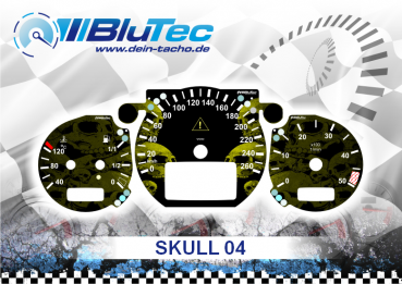 Speedometer Discs for Mercedes E-Klasse - SKULL EDITION