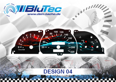 Speedometer Discs for Opel Astra F, Vectra A, Calibra - DESIGN EDITION 04