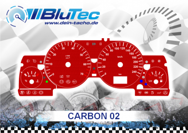 Speedometer Discs for Opel Astra G, Zafira A - CARBON EDITION