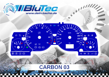 Speedometer Discs for Opel Astra G, Zafira A - CARBON EDITION