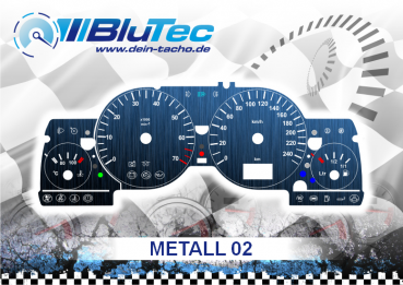 Tachoscheiben für Opel Astra G, Zafira A - METALL EDITION