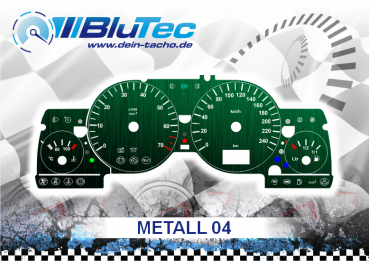 Tachoscheiben für Opel Astra G, Zafira A - METALL EDITION