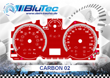 Speedometer Discs for Opel Astra H, Zafira B - CARBON EDITION