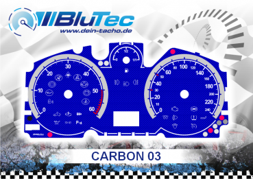 Speedometer Discs for Opel Astra H, Zafira B - CARBON EDITION