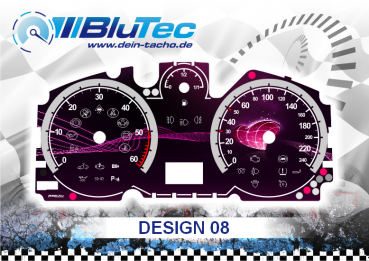 Speedometer Discs for Opel Astra H, Zafira B - DESIGN EDITION 08