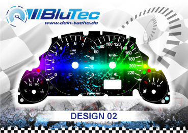 Speedometer Discs for Opel Corsa C, Tigra A, Meriva A, Combo C - DESIGN EDITION 02
