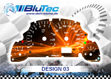 Speedometer Discs for Opel Corsa C, Tigra A, Meriva A, Combo C - DESIGN EDITION 03