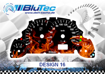 Speedometer Discs for Opel Corsa C, Tigra A, Meriva A, Combo C - DESIGN EDITION 16