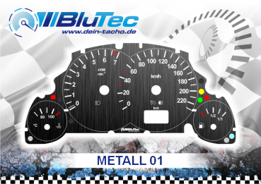 Speedometer Discs for Opel Corsa C, Tigra A, Meriva A, Combo C - METALL EDITION