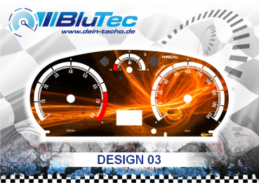 Speedometer Discs for Opel Corsa D - DESIGN EDITION 03