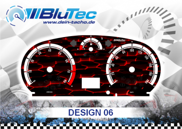 Speedometer Discs for Opel Corsa D - DESIGN EDITION 06