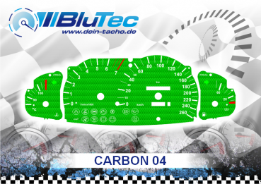 Speedometer Discs for Opel Omega B - CARBON EDITION