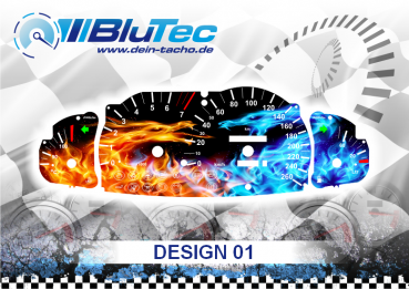 Speedometer Discs for Opel Omega B - DESIGN EDITION 01