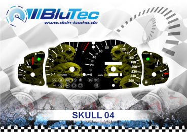 Speedometer Discs for Opel Omega B - SKULL EDITION