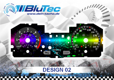 Speedometer Discs for Renault Clio 3 - DESIGN EDITION 02