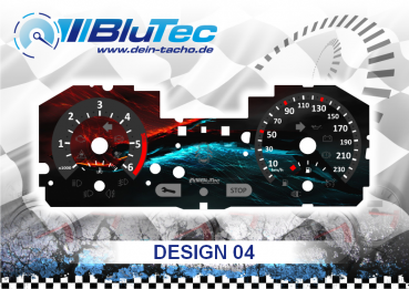 Speedometer Discs for Renault Clio 3 - DESIGN EDITION 04