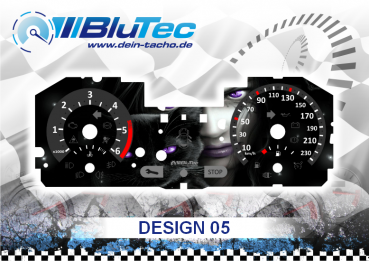 Speedometer Discs for Renault Clio 3 - DESIGN EDITION 05