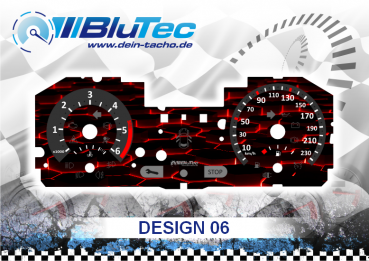 Speedometer Discs for Renault Clio 3 - DESIGN EDITION 06