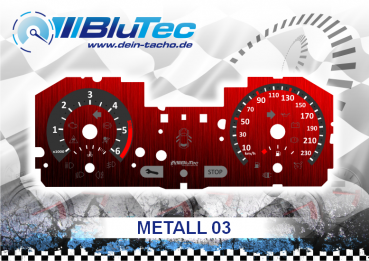 Speedometer Discs for Renault Clio 3 - METALL EDITION