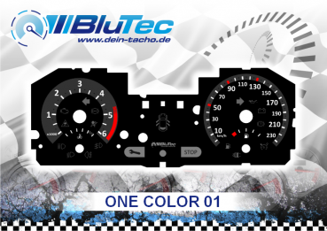 Speedometer Discs for Renault Clio 3 - ONE COLOR EDITION