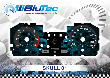 Speedometer Discs for Renault Clio 3 - CSKULL EDITION